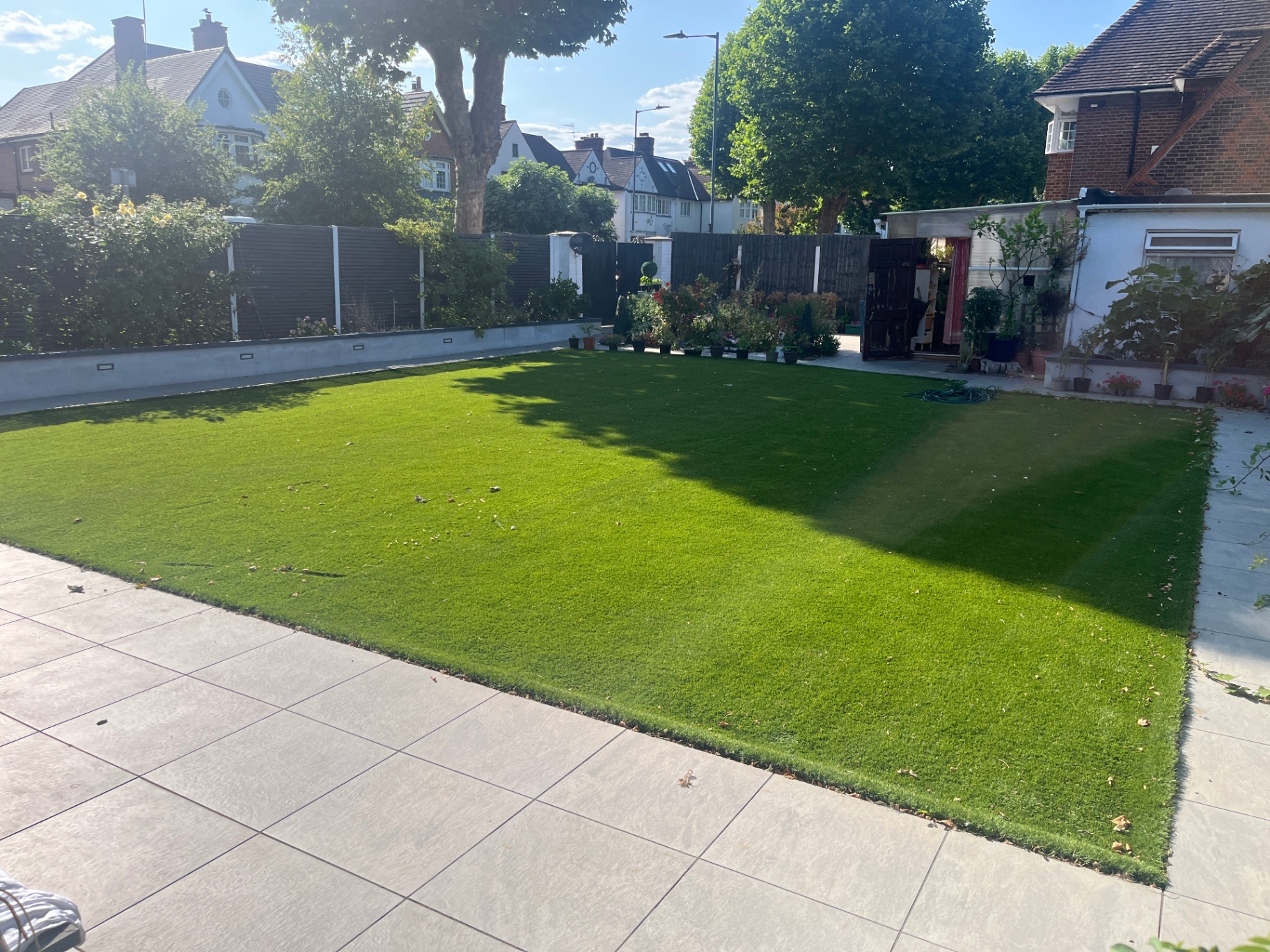 Artificial Grass at The Waldorf Carpets showroom in Maida Vale